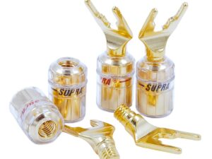 COMBICON SPADE RED/BLACK 2-PAIRS