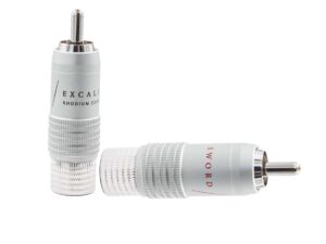 RCA-8SL RHODIUM RED/BLACK PAIR BULK