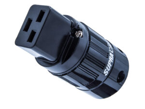 MAINS PLUG C-19 RH-IEC BLACK