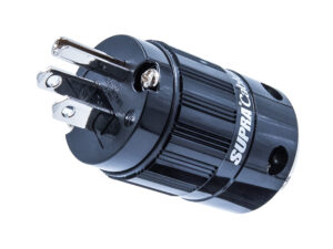 MAINS PLUG NEMA-15 RH-US BLACK