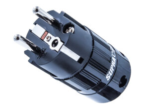 MAINS PLUG SCHUKO RH-EU BLACK