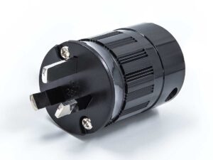 MAINS PLUG RH-AUS/NZ 3112 BLACK